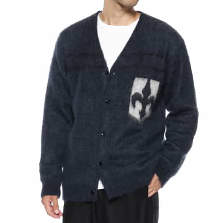 美品　Needles ニードルス モヘアカーディガン ドライバーズニット　黒　M NEEDLES＜ニードルズ＞ モヘアニットカーディガン（2243254