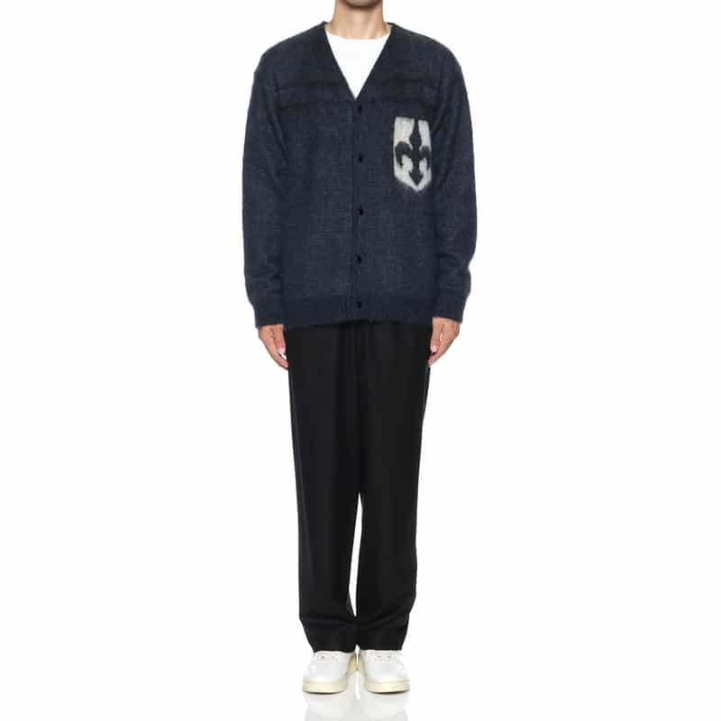 NEEDLES NEEDLES＜ニードルズ＞ モヘアニットカーディガン NAVY