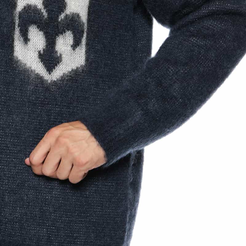 NEEDLES NEEDLES＜ニードルズ＞ モヘアニットカーディガン NAVY