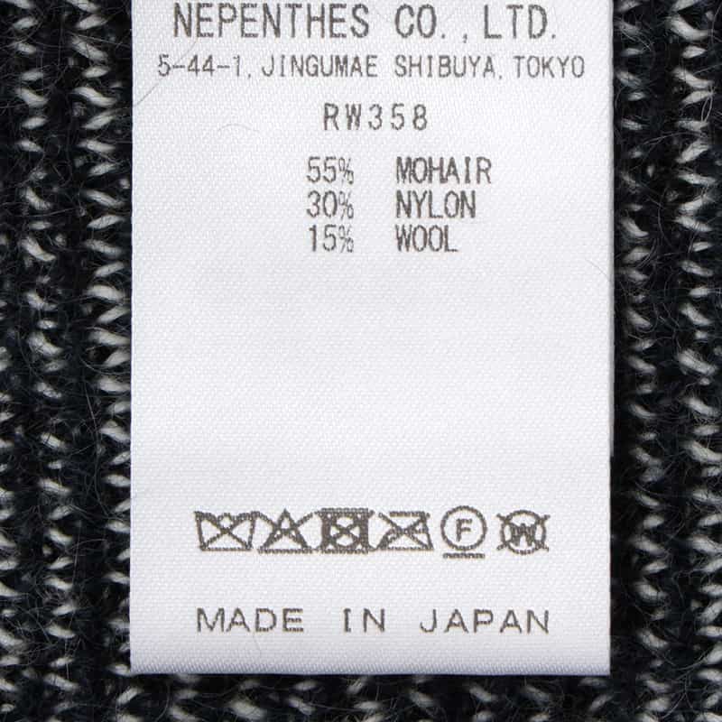 NEEDLES NEEDLES＜ニードルズ＞ モヘアニットカーディガン NAVY