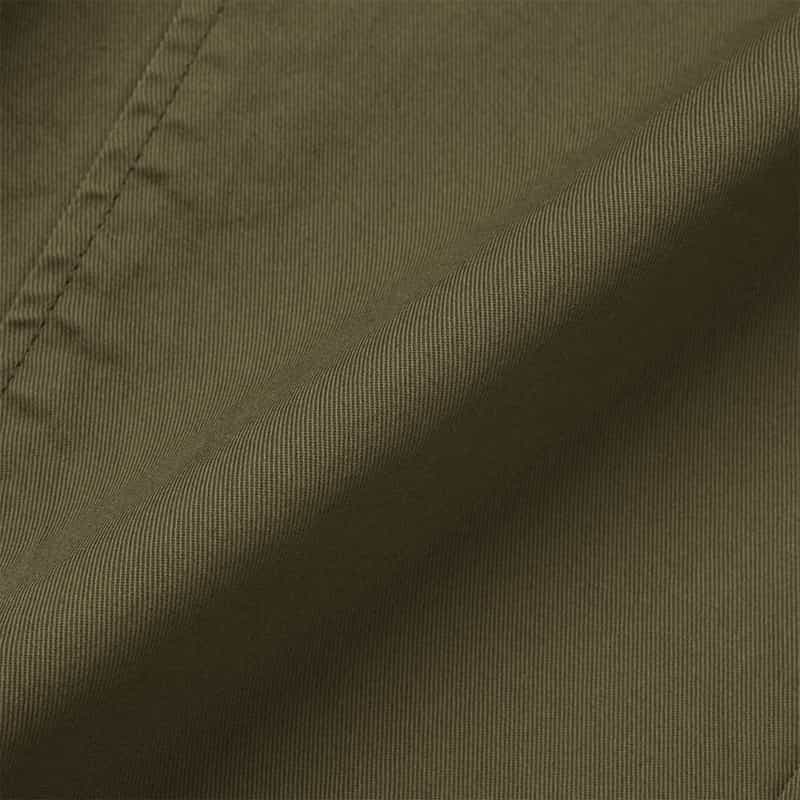 BARNEYS NEW YORK ウォッシャブル ワイドシルエットチノパンツ KHAKI