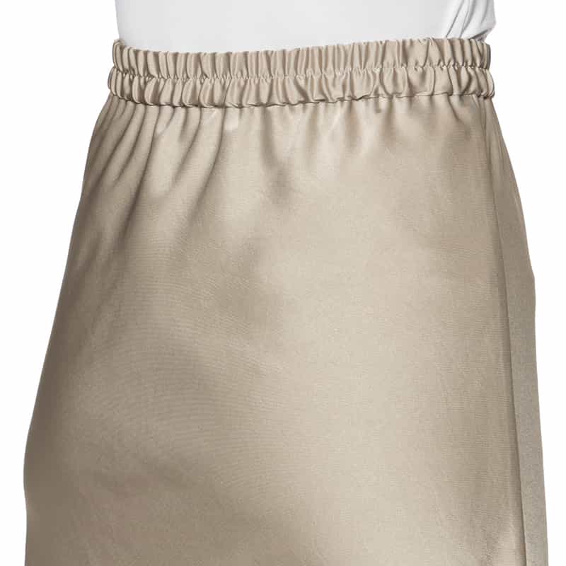 BARNEYS NEW YORK ウォッシャブル サテン素材マーメイドスカート BEIGE