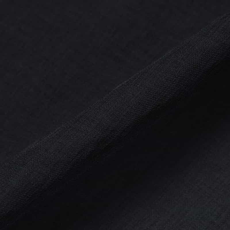 BARNEYS NEW YORK ウォッシャブル ギャザーネックブラウス NAVY