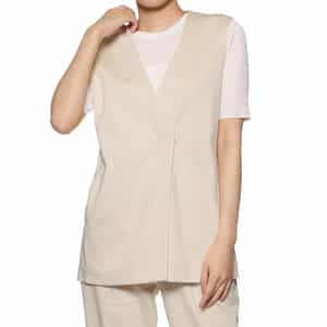 BARNEYS NEWYORK バーニーズ ニューヨーク  フェイクファー ベスト  ベージュ系  レディース 2025年最新】BARNEYS NEW YORK レディース ベスト・ジレ