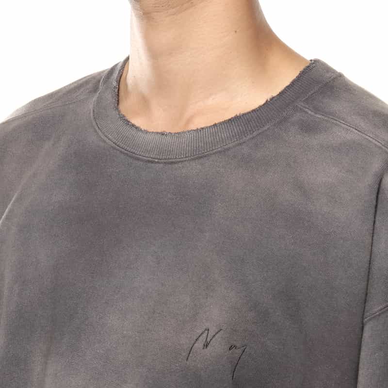 ANCELLM ANCELLM<アンセルム> スウェットプルオーバー DARK GRAY