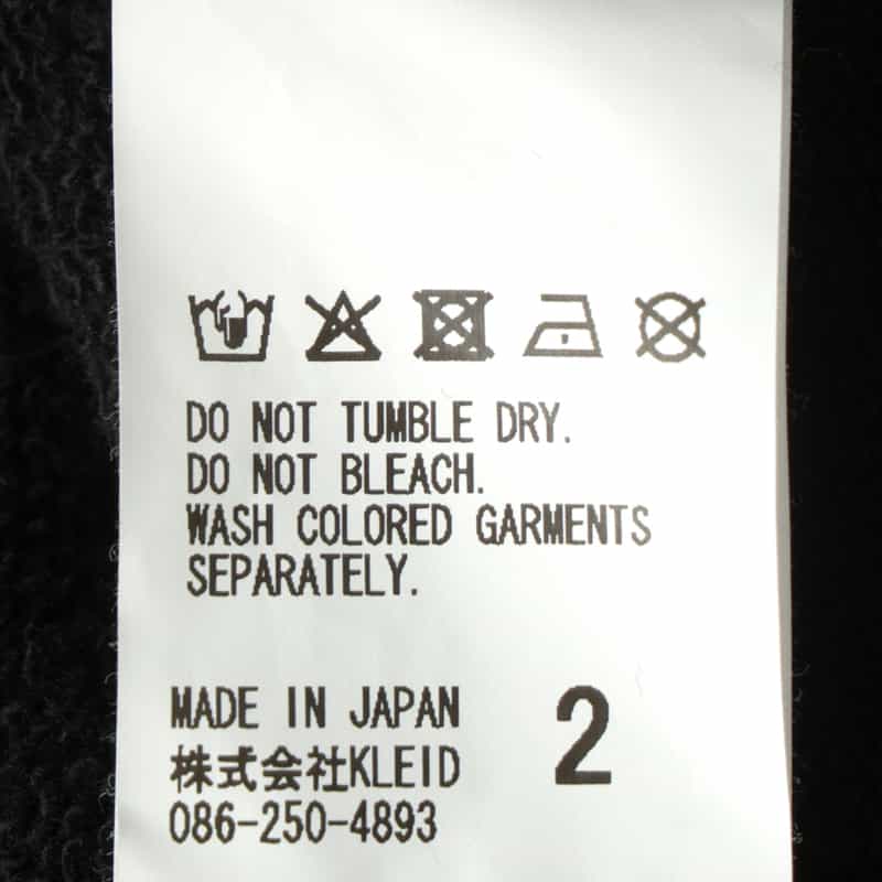 ANCELLM ANCELLM<アンセルム> スウェットパーカー BLACK