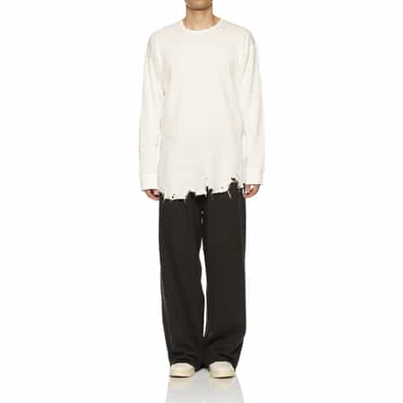 ANCELLM＜アンセルム＞ ワッフル素材ロングスリーブカットソー