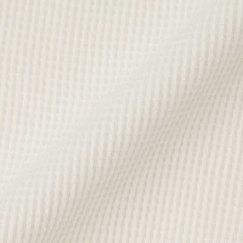 ANCELLM ANCELLM＜アンセルム＞ ワッフル素材ロングスリーブカットソー WHITE