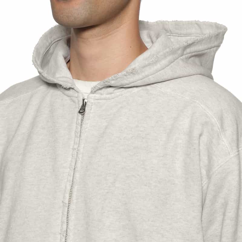 ANCELLM ANCELLM＜アンセルム＞ ジップアップスウェットフーディ GRAY