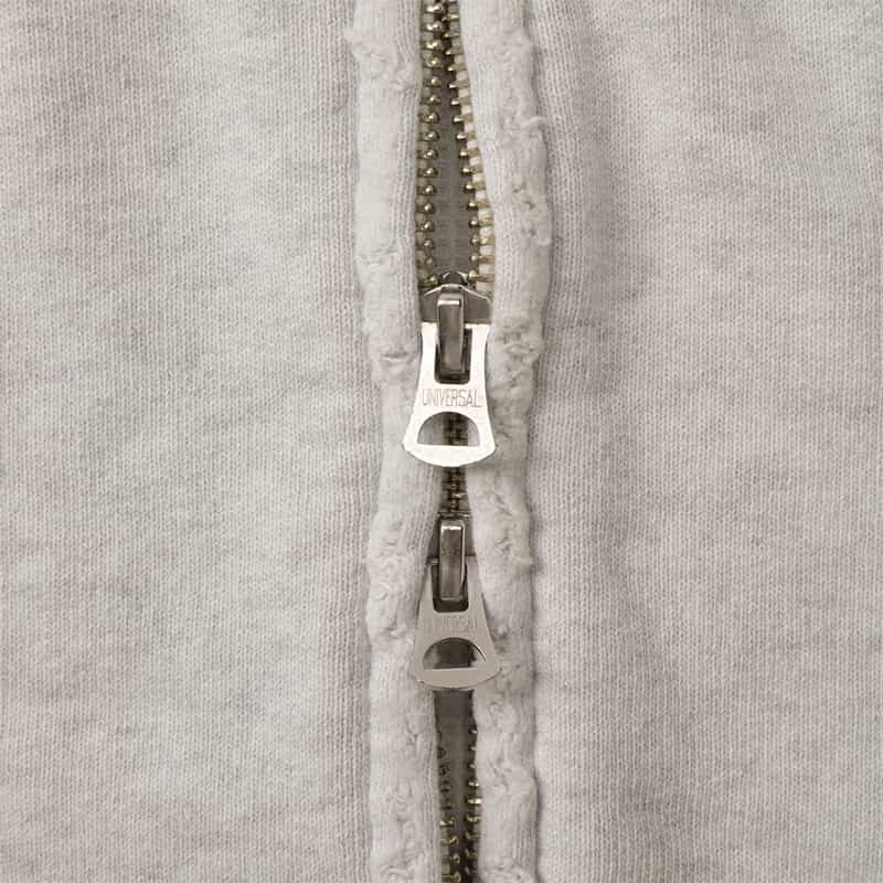 ANCELLM ANCELLM＜アンセルム＞ ジップアップスウェットフーディ GRAY