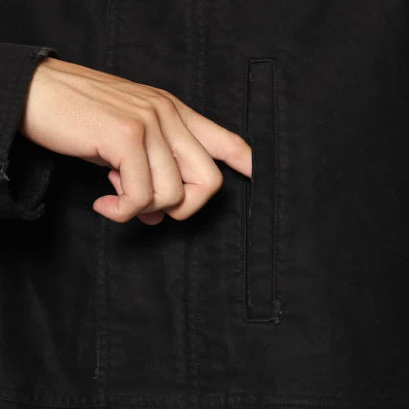 ANCELLM ANCELLM＜アンセルム＞ ワークジャケット BLACK