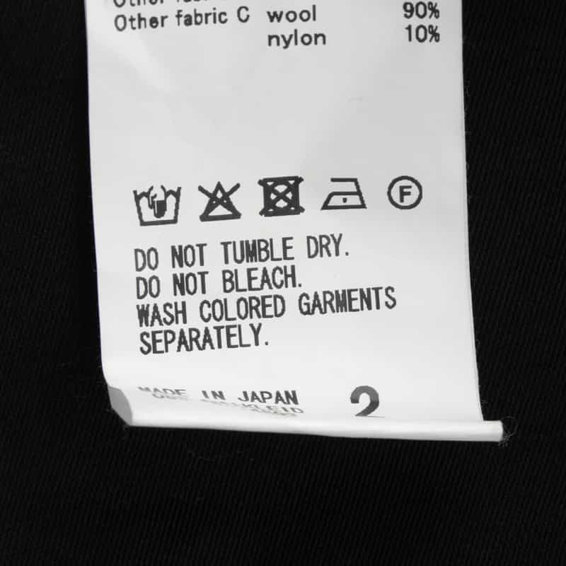 ANCELLM ANCELLM＜アンセルム＞ ワークジャケット BLACK