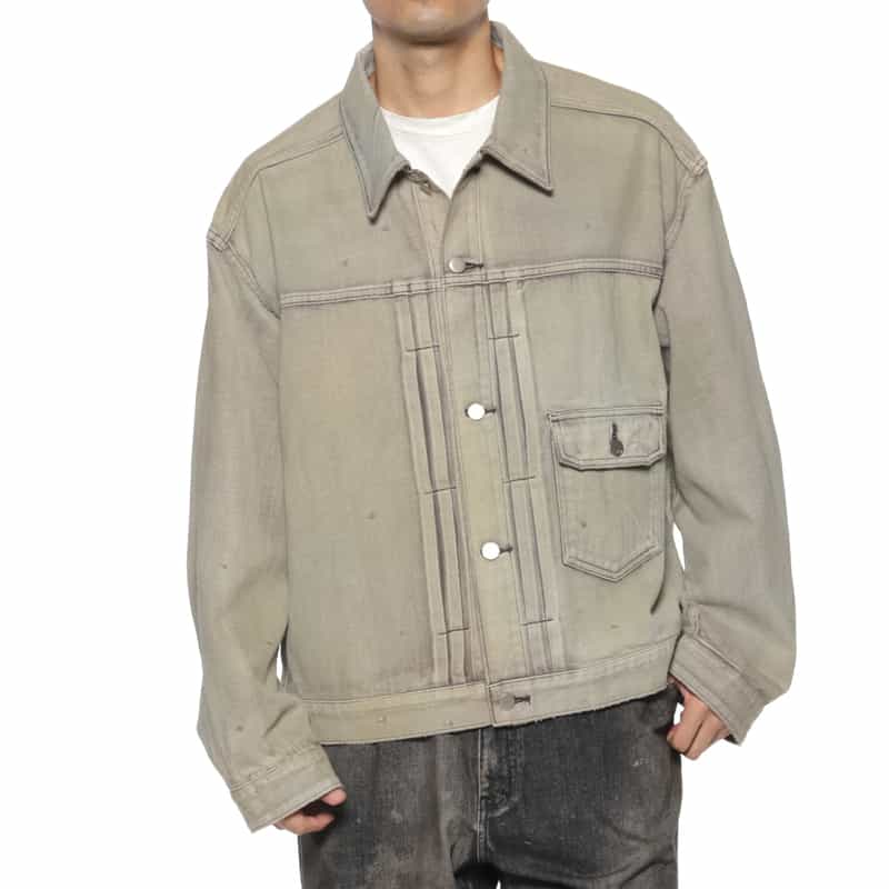 ANCELLM ANCELLM＜アンセルム＞ デニムジャケット BROWN