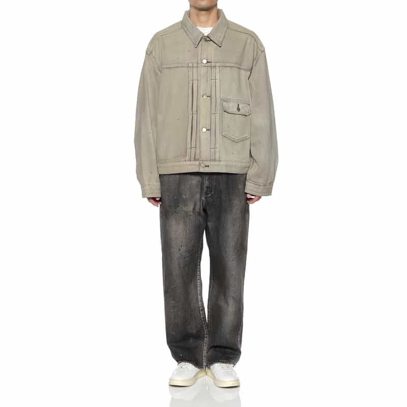 ANCELLM ANCELLM＜アンセルム＞ デニムジャケット BROWN