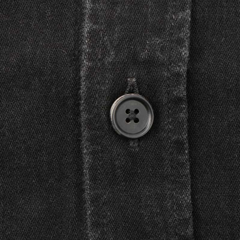 ANCELLM ANCELLM＜アンセルム＞ フード付デニムシャツ BLACK