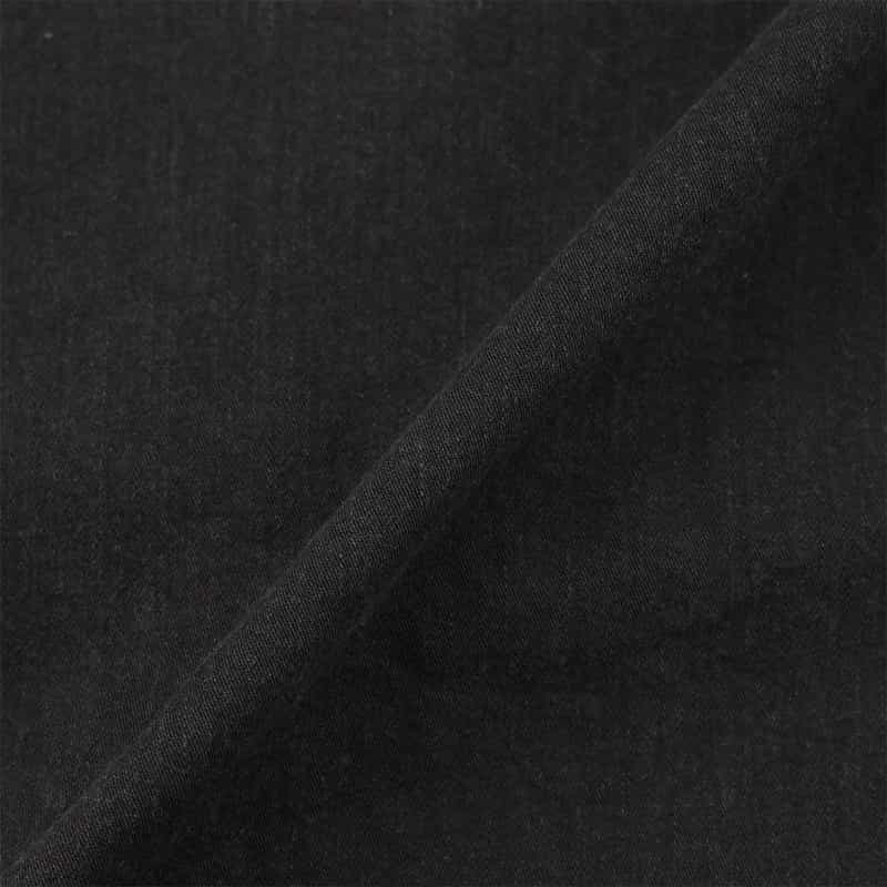 ANCELLM ANCELLM＜アンセルム＞ フード付デニムシャツ BLACK