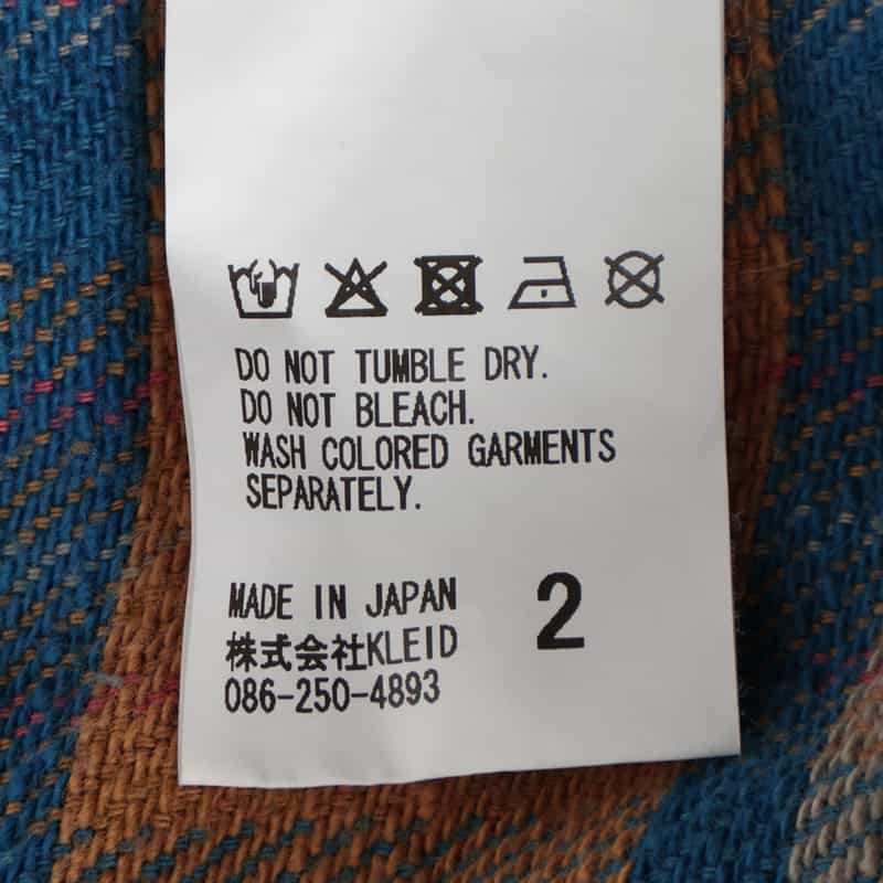 ANCELLM ANCELLM＜アンセルム＞ チェック柄フーディーシャツ CAMEL