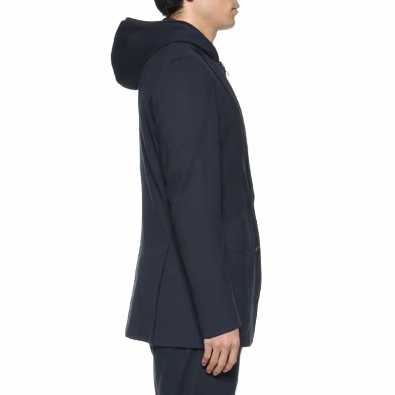 FRADI FRADI＜フラディ＞ セットアップ フード付ジャージージャケット NAVY