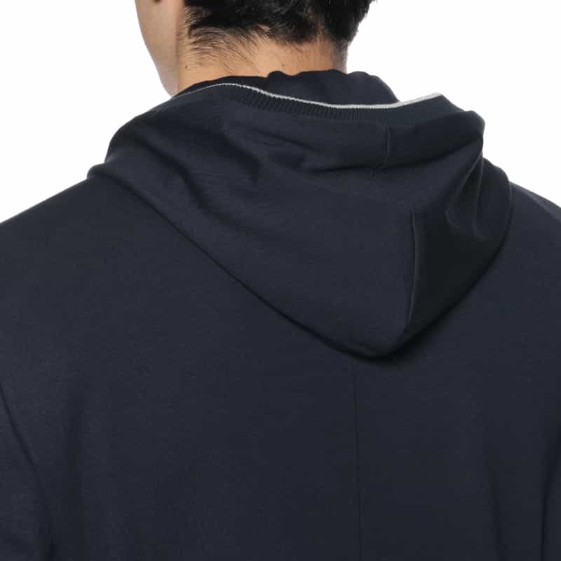 FRADI FRADI＜フラディ＞ セットアップ フード付ジャージージャケット NAVY