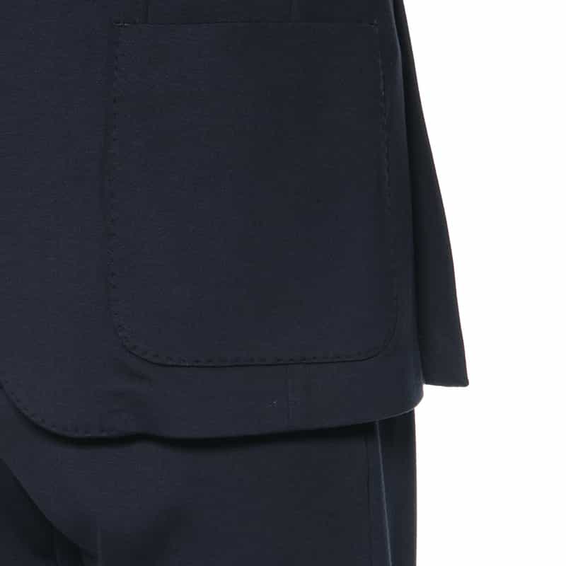 FRADI FRADI＜フラディ＞ セットアップ フード付ジャージージャケット NAVY