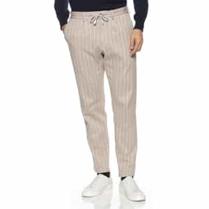 FRADI＜フラディ＞ セットアップ ストライプ柄ジャージーパンツ