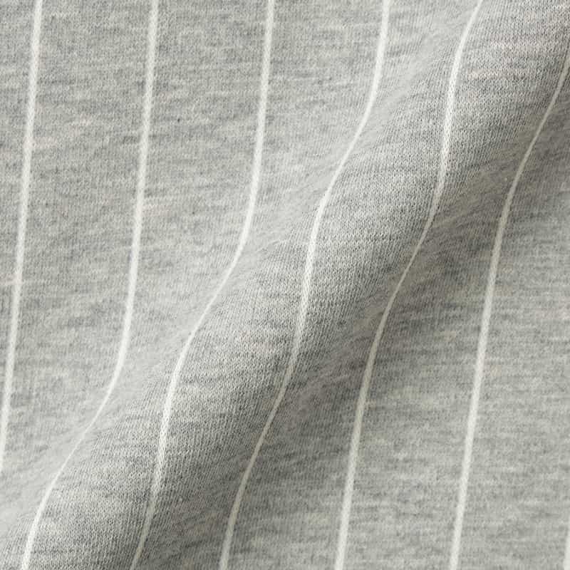 FRADI FRADI＜フラディ＞ セットアップ ストライプ柄ジャージー素材テーパードパンツ GRAY