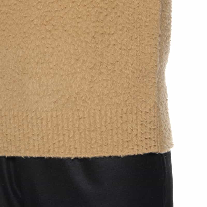 ROBERTO COLLINA ROBERTO COLLINA<ロベルト コリーナ> 起毛加工クルーネックニットプルオーバー CAMEL