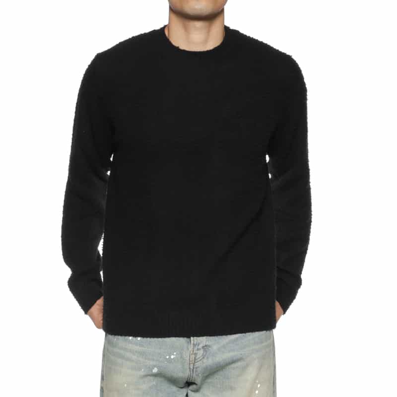 ROBERTO COLLINA<ロベルト コリーナ> 起毛加工クルーネックニットプルオーバー