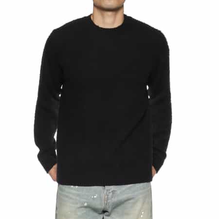 ROBERTO COLLINA<ロベルト コリーナ> 起毛加工クルーネックニットプルオーバー