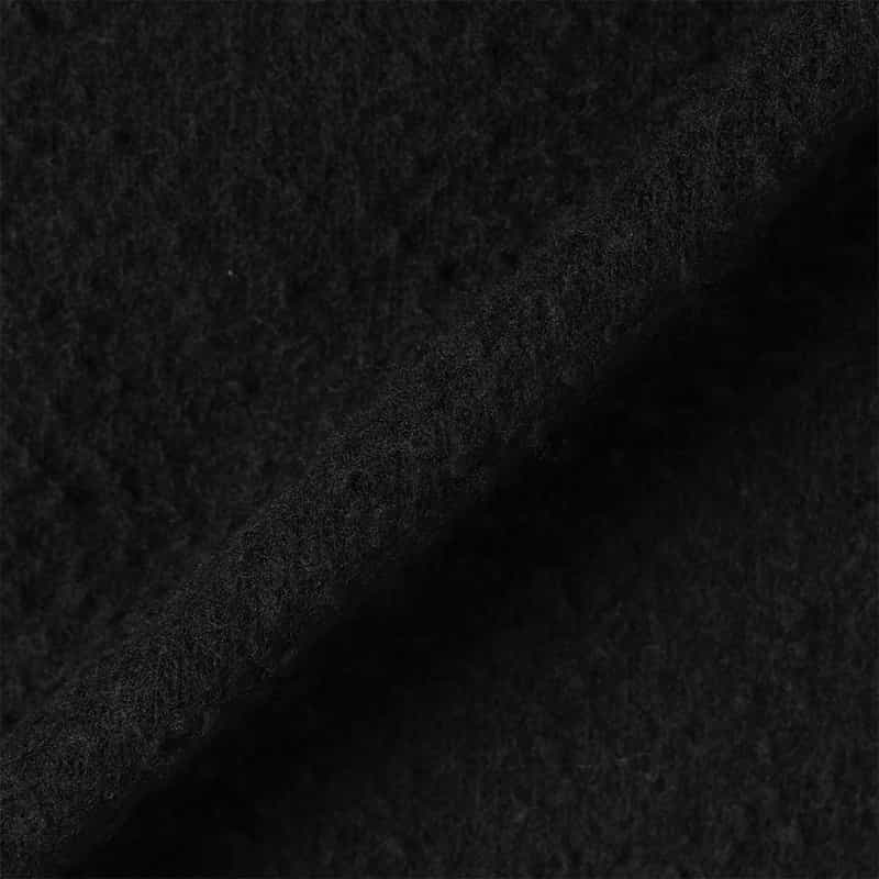 ROBERTO COLLINA ROBERTO COLLINA<ロベルト コリーナ> 起毛加工クルーネックニットプルオーバー BLACK