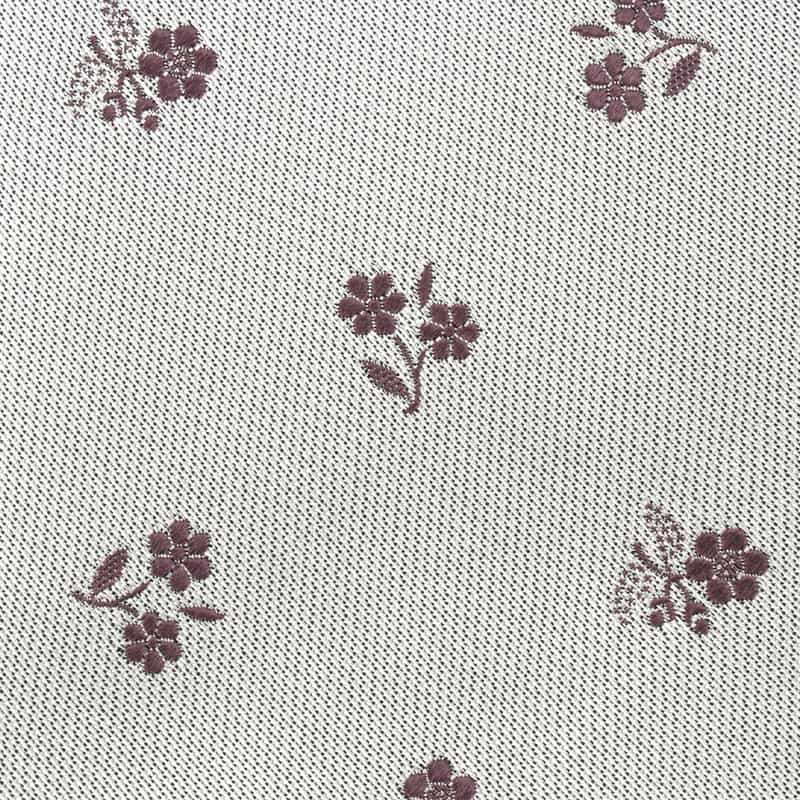 BARNEYS NEW YORK 小花柄タイ GRAY