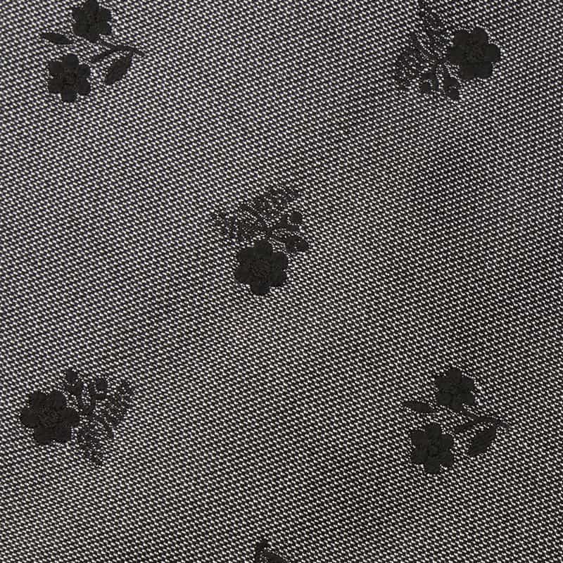 BARNEYS NEW YORK 小花柄タイ DARK GRAY