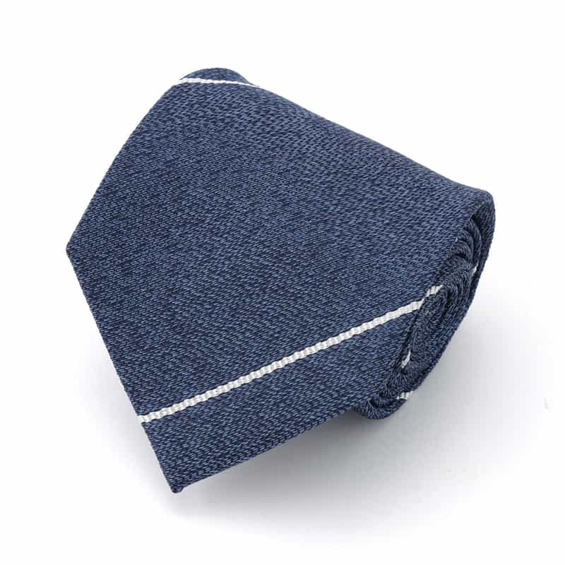 BARNEYS NEW YORK ストライプ柄タイ BLUE
