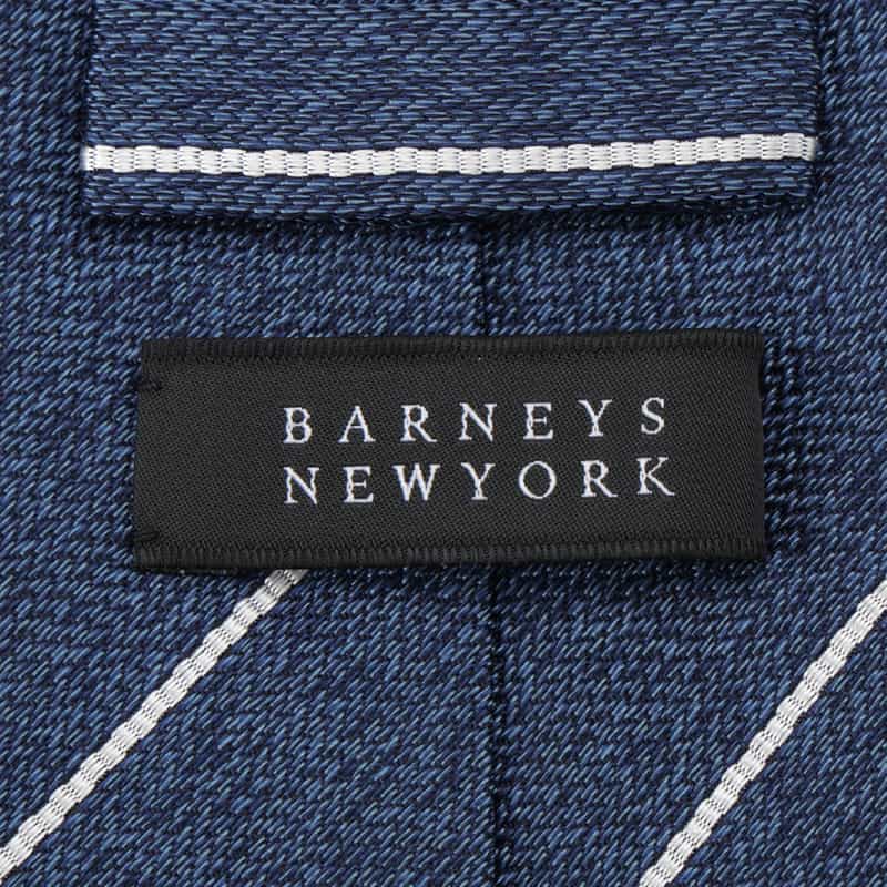 BARNEYS NEW YORK ストライプ柄タイ BLUE