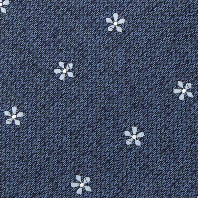 BARNEYS NEW YORK 小花柄タイ NAVY