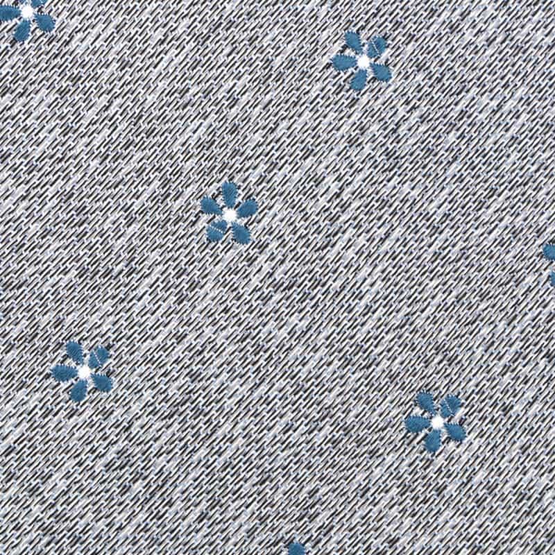 BARNEYS NEW YORK 小花柄タイ GRAY