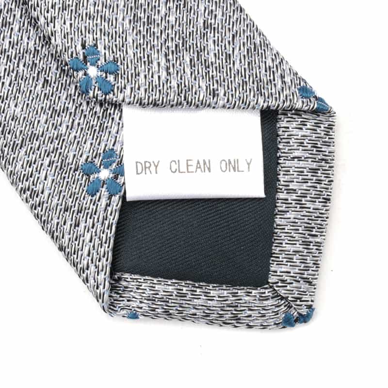 BARNEYS NEW YORK 小花柄タイ GRAY