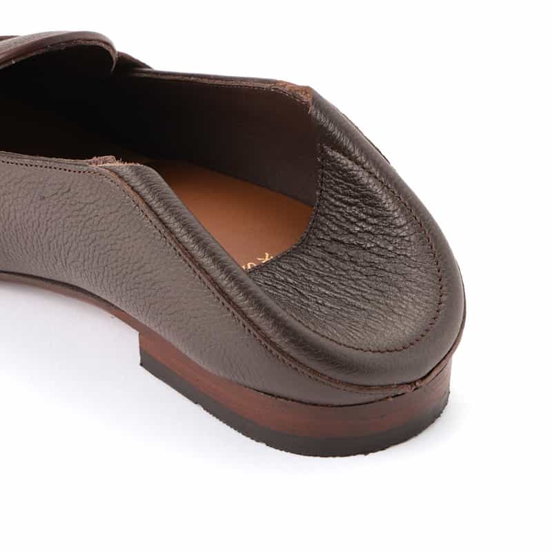 BARNEYS NEW YORK コインローファー DARK BROWN