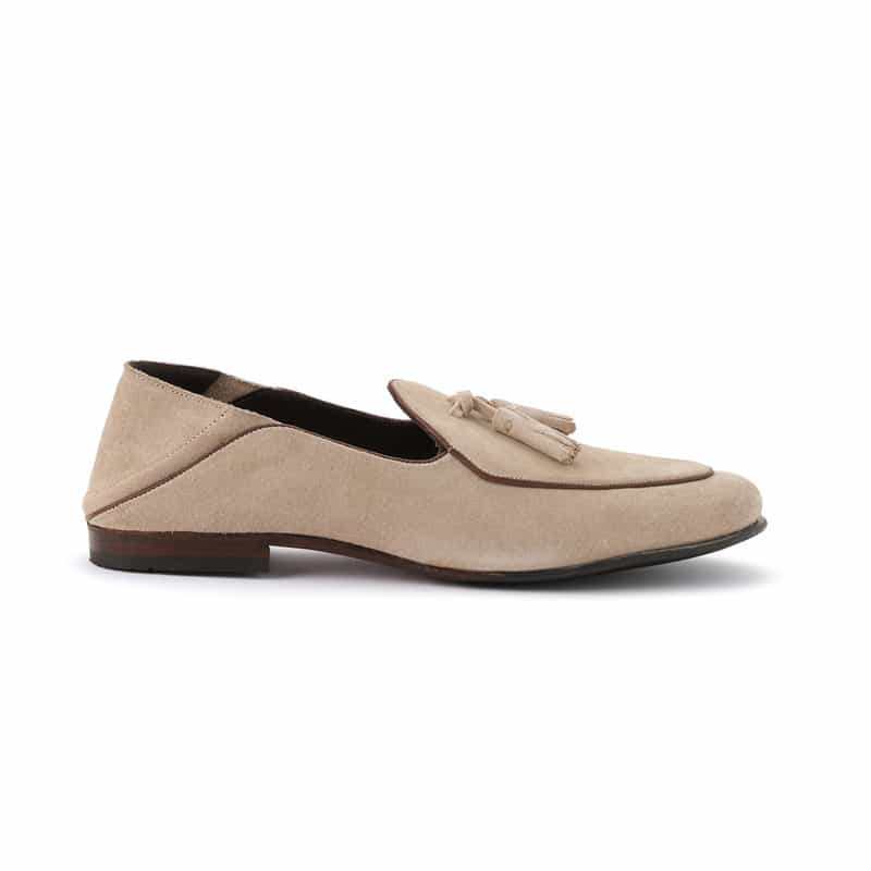 BARNEYS NEW YORK タッセルローファー BEIGE