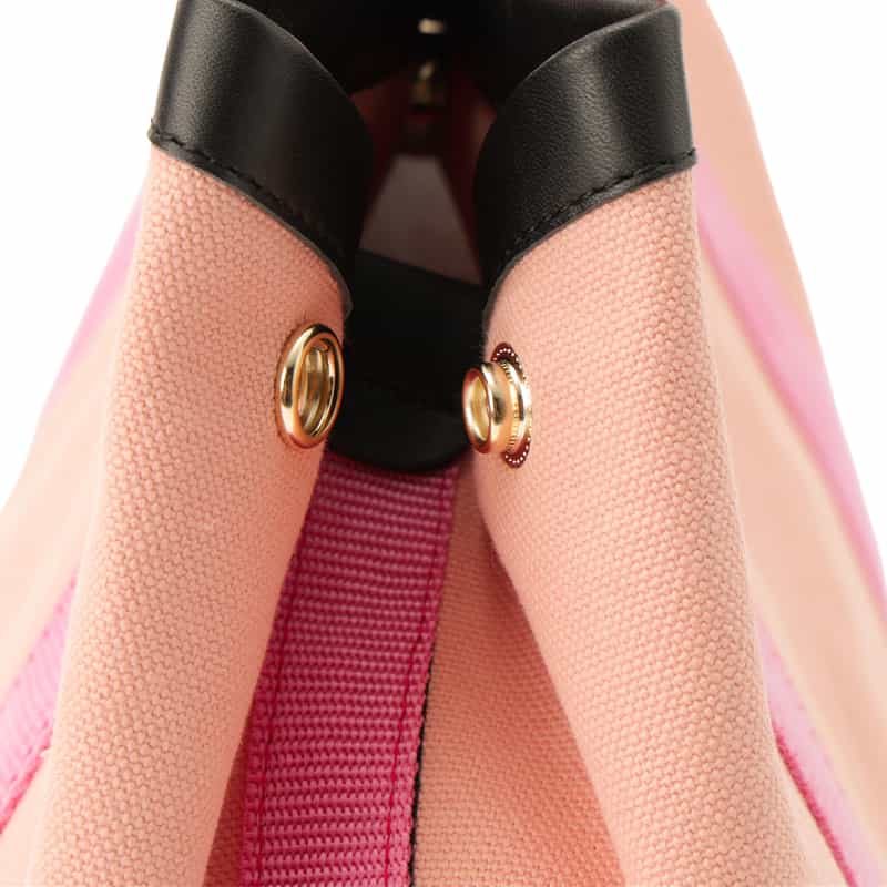 BARNEYS NEW YORK "BARNEYS" ロゴ入りキャンバスバッグ PINK