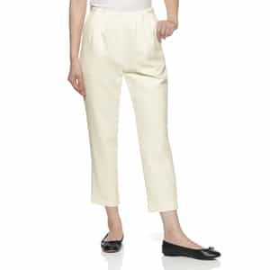 セットアップ ウォッシャブル ダブルクロステーパードパンツ