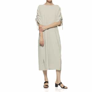 ウォッシャブル ギャザースリーブIラインドレス