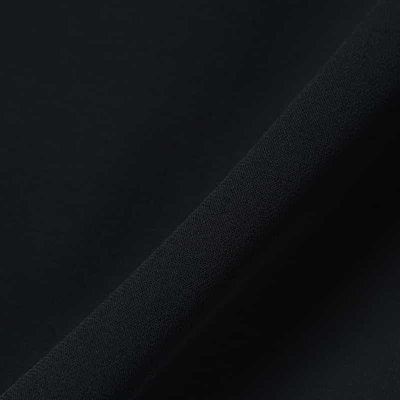 BARNEYS NEW YORK セットアップ ウォッシャブル ダブルクロス 襟付きティアードヘムブラウス NAVY