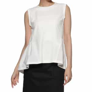 ウォッシャブル コンビネーションフレアヘムカットソー