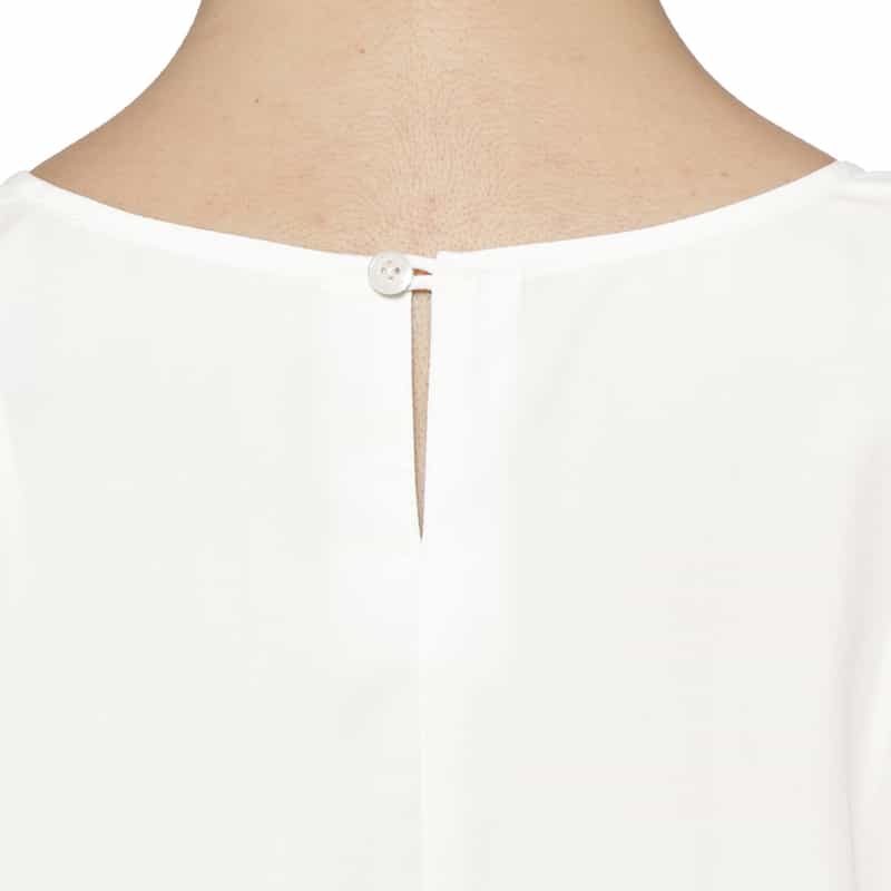 BARNEYS NEW YORK ウォッシャブル ティアードロングドレス WHITE