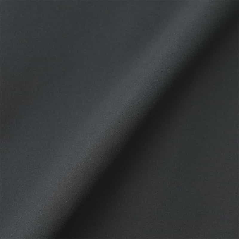 BARNEYS NEW YORK ウォッシャブル サイドギャザードレス DARK GRAY