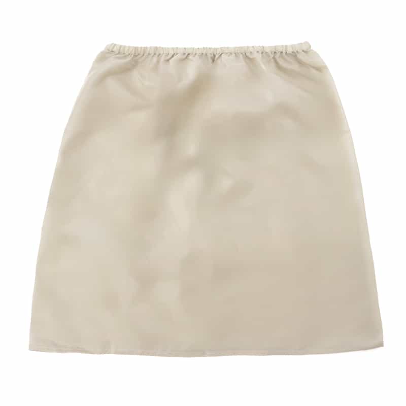 BARNEYS NEW YORK ウォッシャブル スタンドカラーシャツドレス WHITE