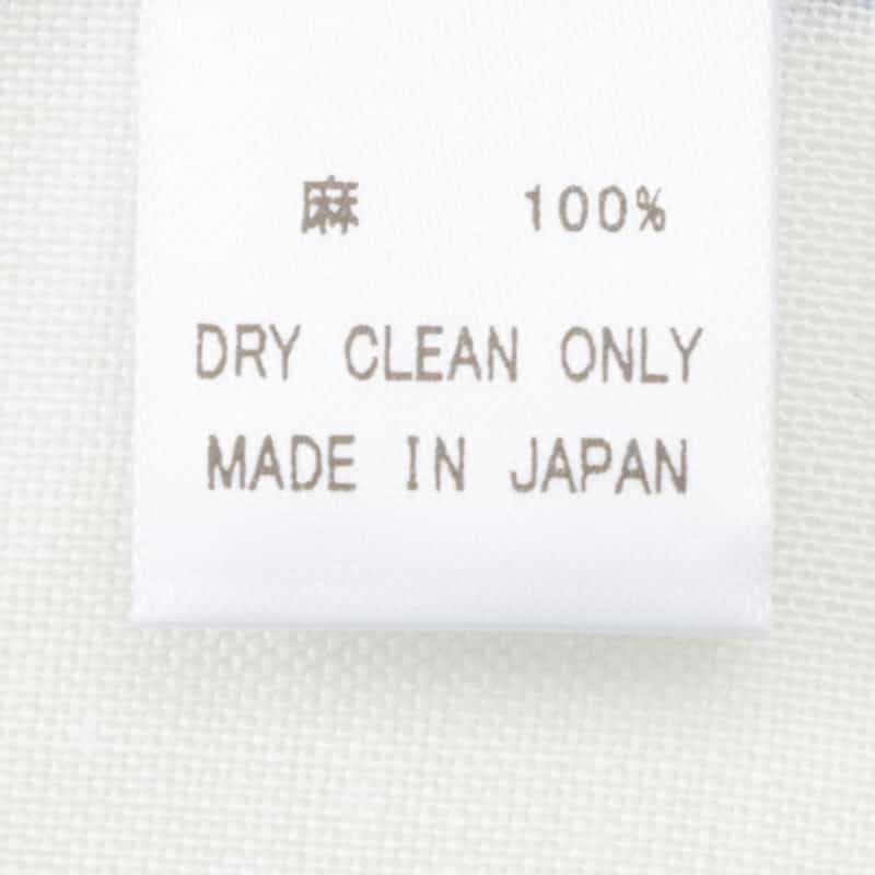 BARNEYS NEW YORK リネン素材ポケットチーフ LIGHT BLUE