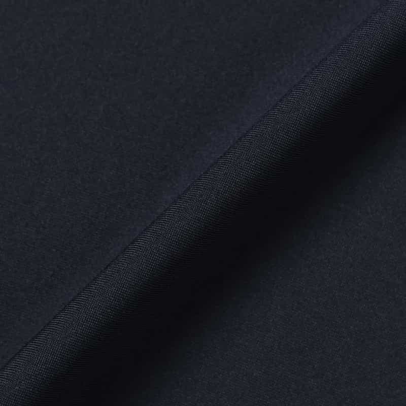 BARNEYS NEW YORK ウォッシャブル サークルレース フレアカットソー NAVY