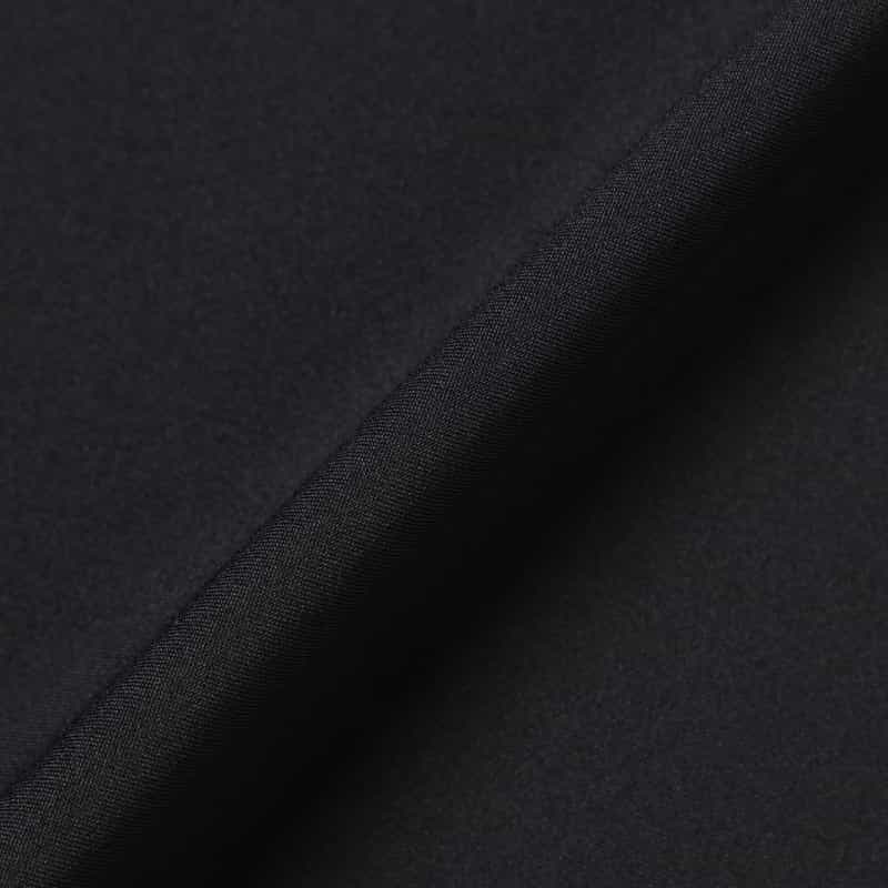 BARNEYS NEW YORK ウォッシャブル サークルレース フレアカットソー BLACK